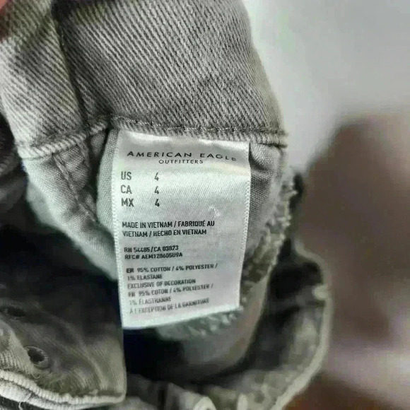 American Eagle women's highest rise mom short light sage green shorts size 4 - Picture 4 of 7